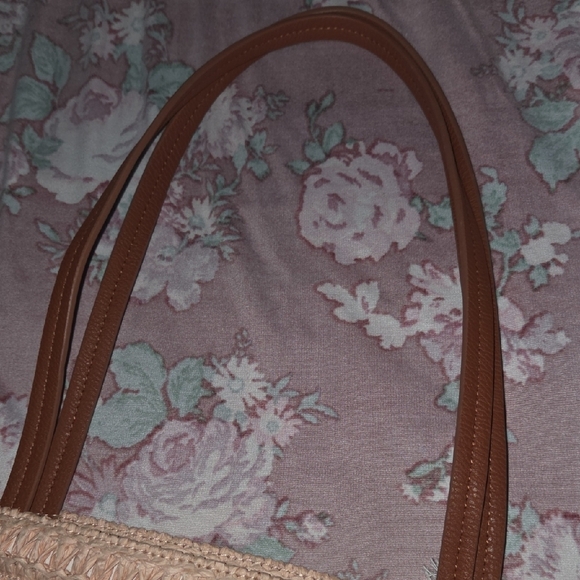 Universal Thread- Striped Woven Tote Bag - Picture 5 of 5